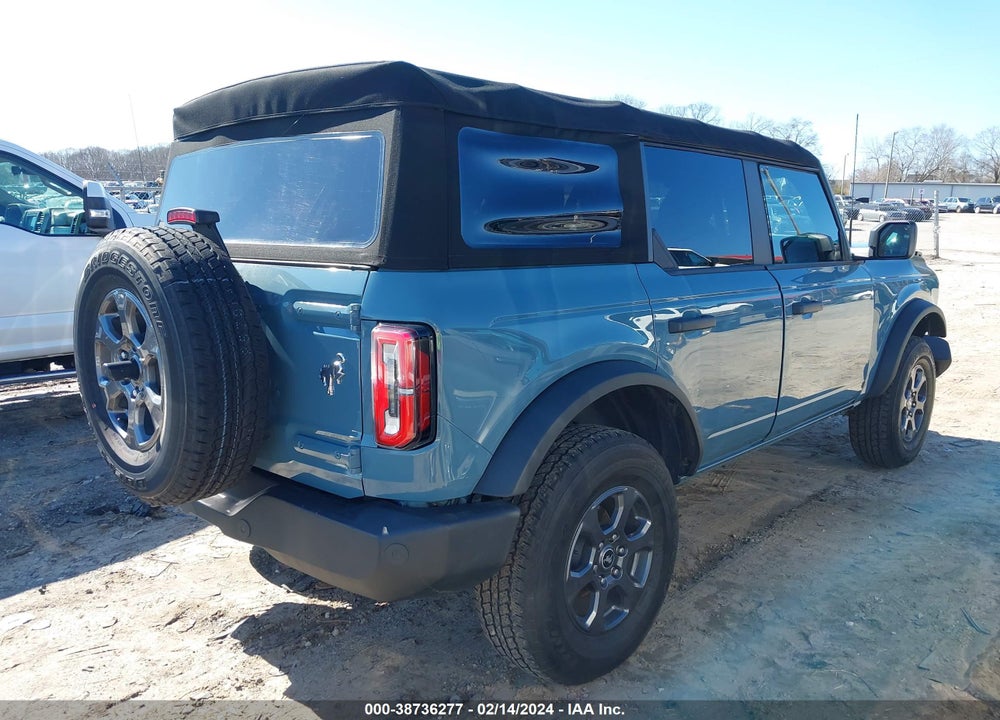 2022 FORD BRONCO BIG BEND VIN: 1FMDE5BH4NLA84537