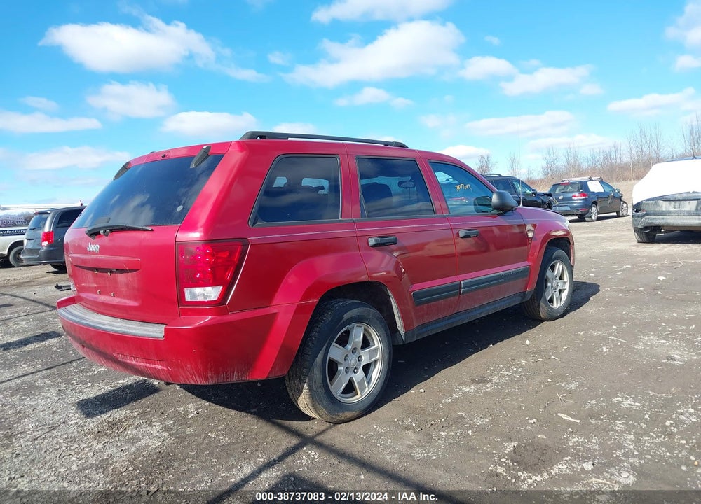 2006 JEEP GRAND CHEROKEE LAREDO VIN: 1J4GR48K36C334512