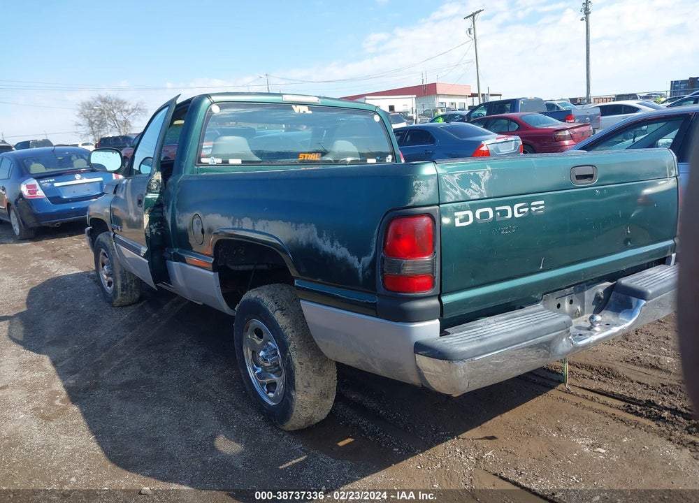 2000 DODGE RAM 1500 ST/WS VIN: 1B7HC16X3YS509942
