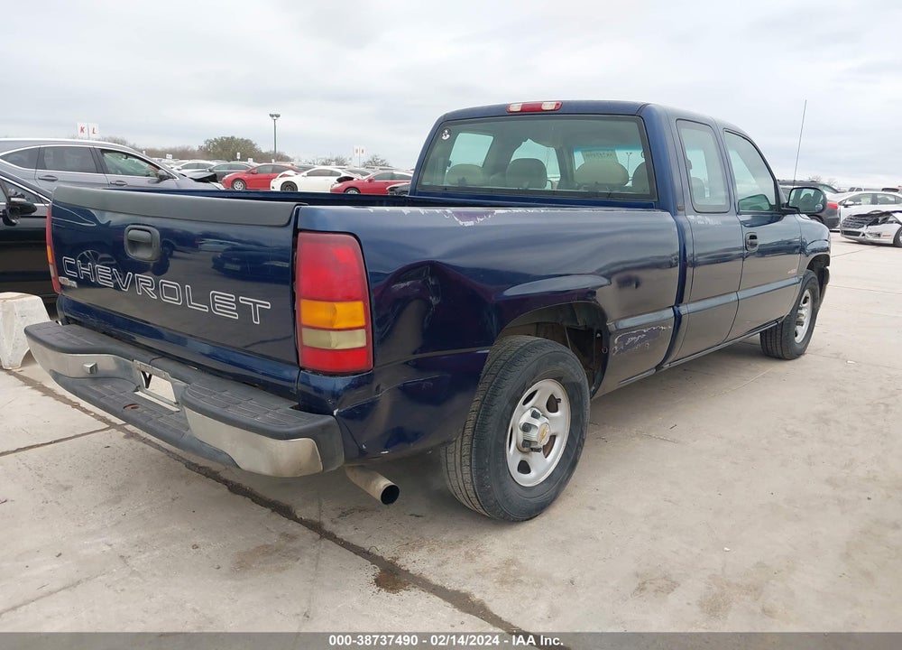 2002 CHEVROLET SILVERADO 1500 VIN: 1GCEC19W02Z117442