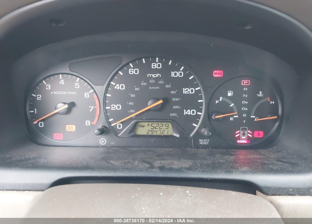 1999 HONDA ACCORD EX VIN: JHMCG5656XC033102