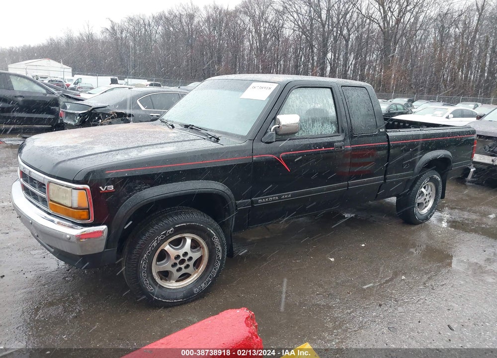1996 DODGE DAKOTA VIN: 1B7GG23Y7TS554930