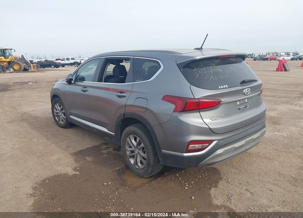2019 HYUNDAI SANTA FE SE VIN: 5NMS2CAD1KH068607