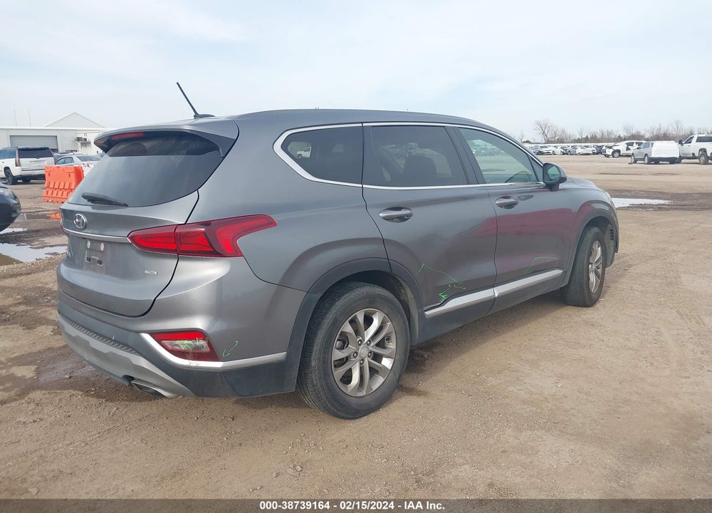 2019 HYUNDAI SANTA FE SE VIN: 5NMS2CAD1KH068607