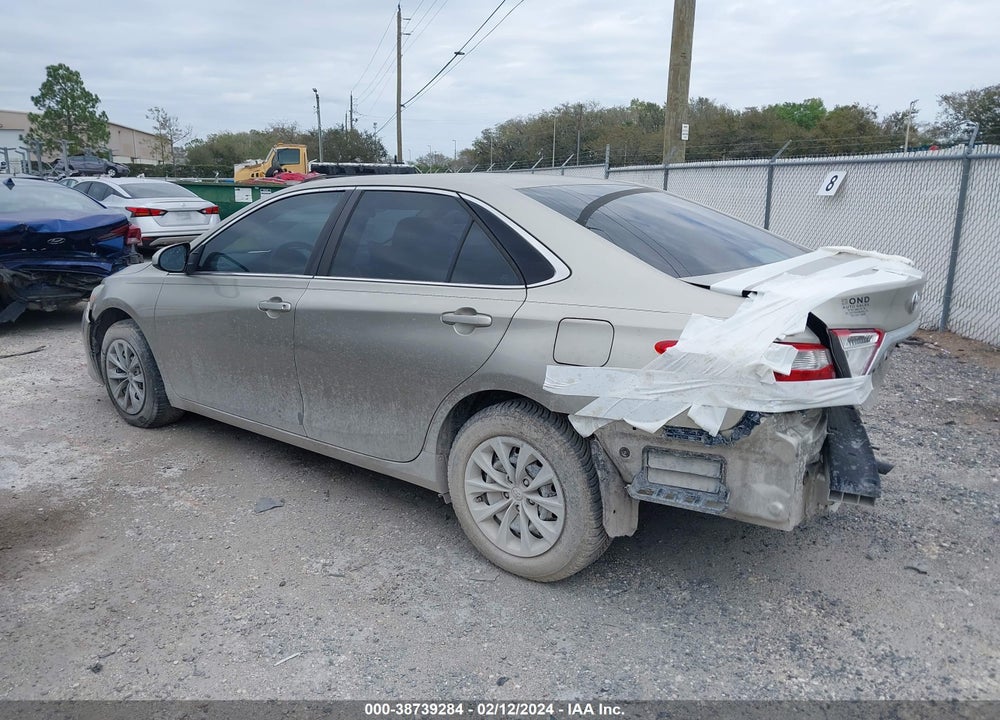 2015 TOYOTA CAMRY LE VIN: 4T4BF1FK6FR492977