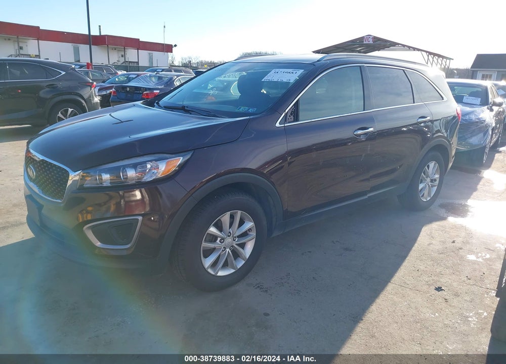 2016 KIA SORENTO 2.4L LX VIN: 5XYPG4A31GG042532