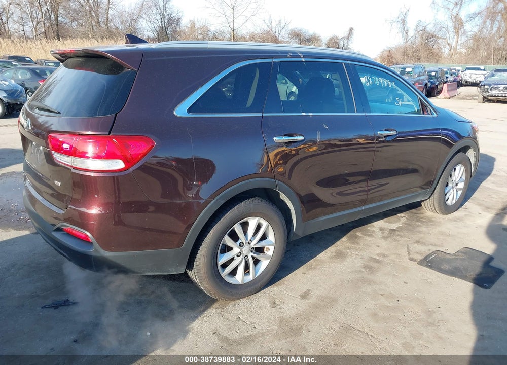 2016 KIA SORENTO 2.4L LX VIN: 5XYPG4A31GG042532