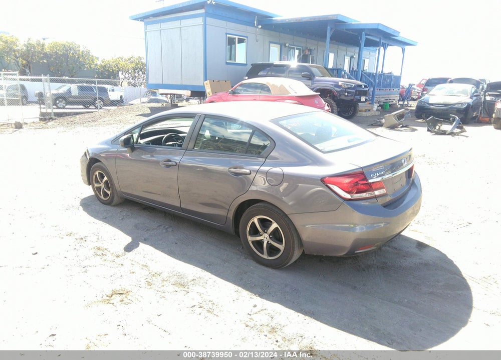 2015 HONDA CIVIC SE VIN: 19XFB2F73FE035328
