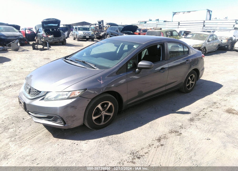2015 HONDA CIVIC SE VIN: 19XFB2F73FE035328
