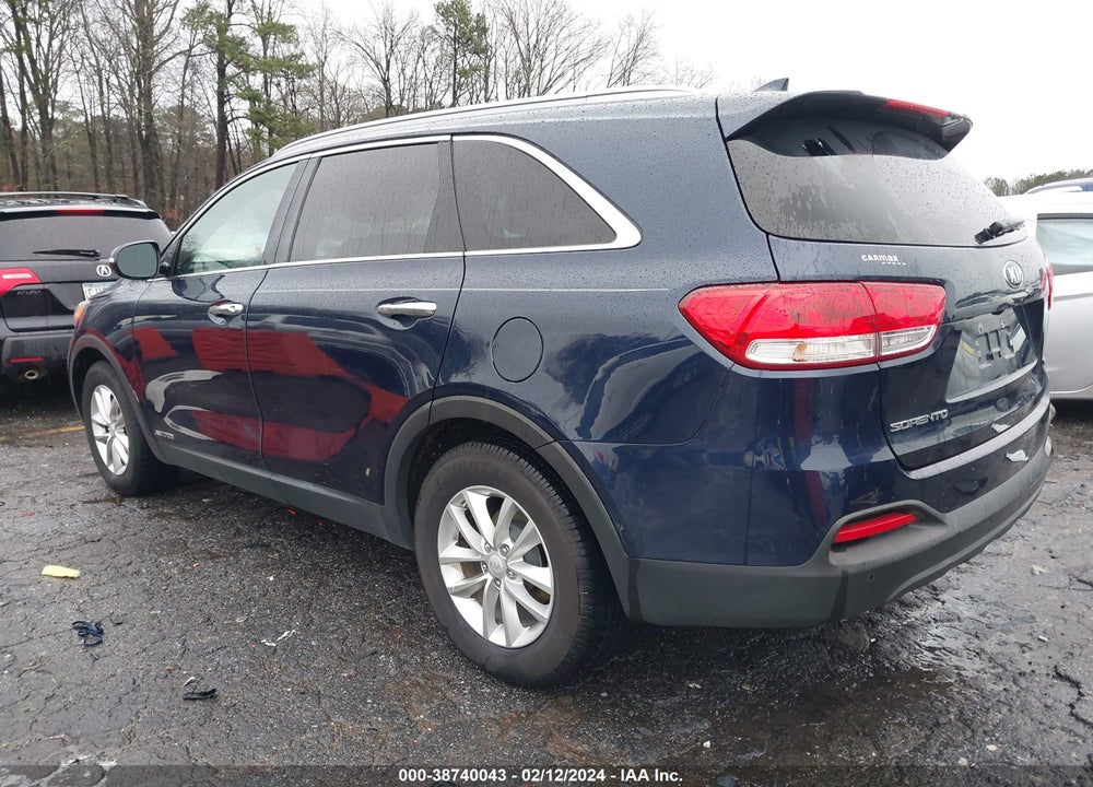 2016 KIA SORENTO 3.3L LX VIN: 5XYPGDA59GG084612