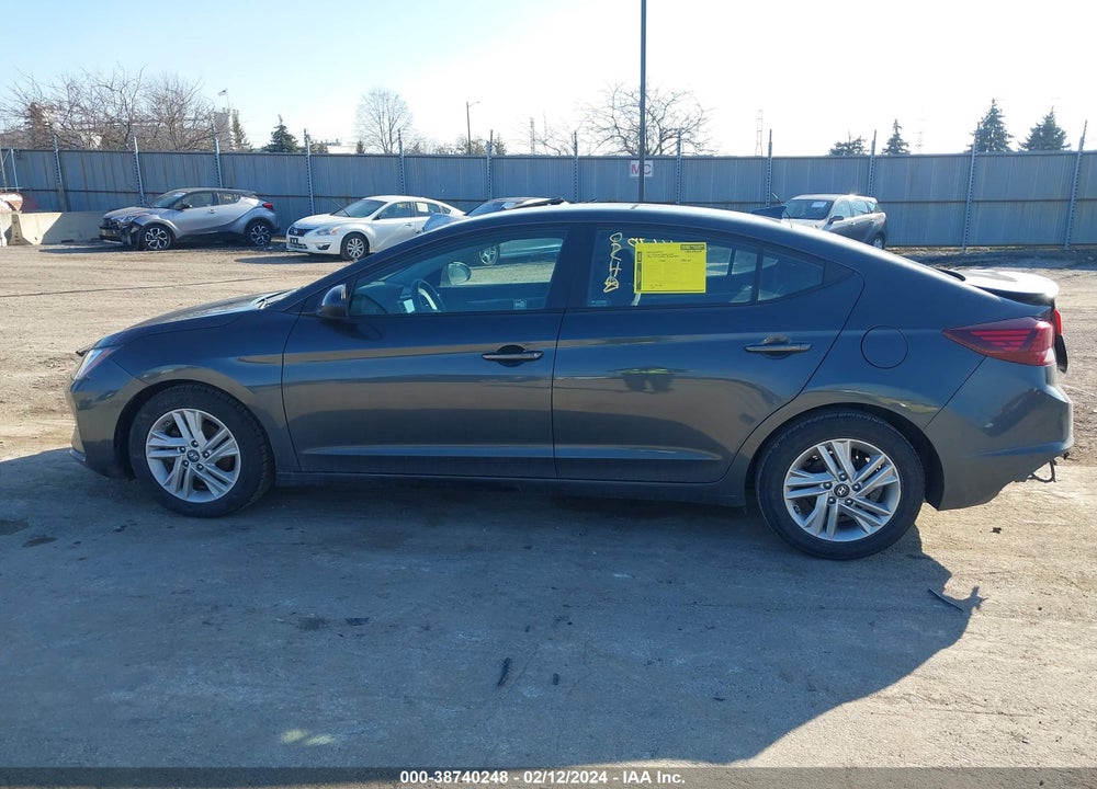 2020 HYUNDAI ELANTRA SEL VIN: 5NPD84LF7LH598354