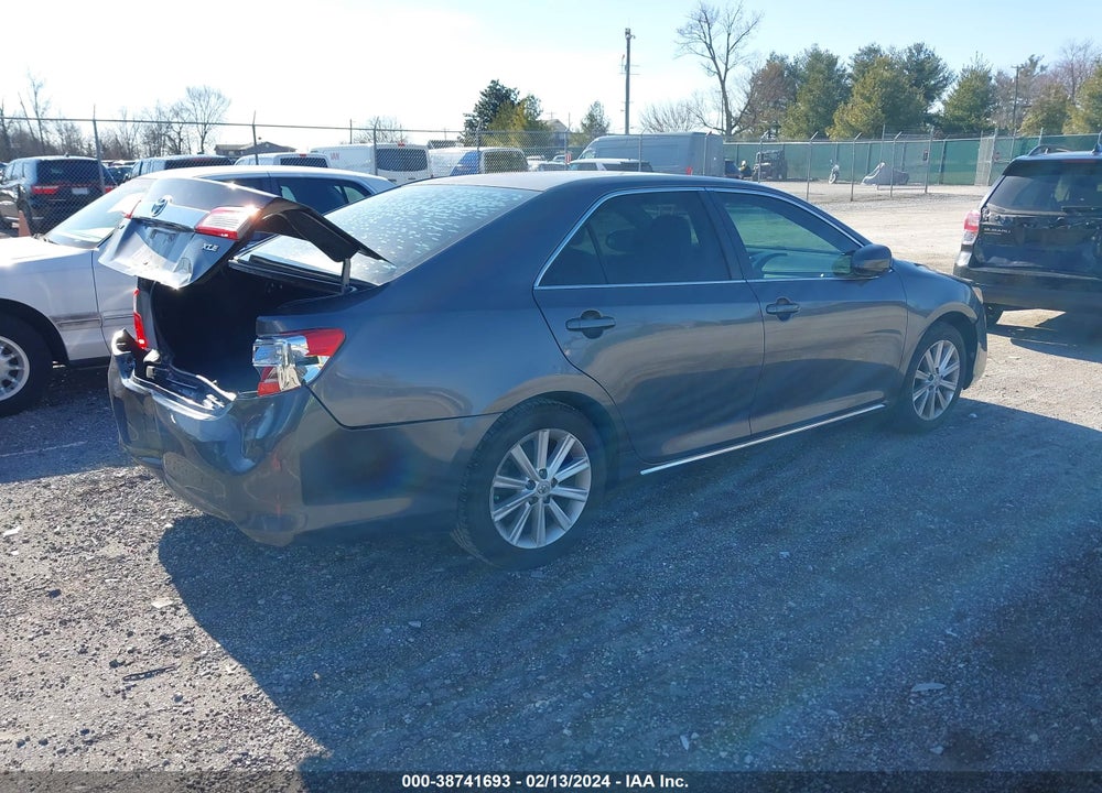 2012 TOYOTA CAMRY XLE VIN: 4T1BF1FK6CU117824
