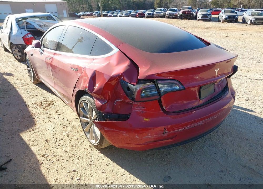 2018 TESLA MODEL 3 LONG RANGE/PERFORMANCE VIN: 5YJ3E1EB0JF187161