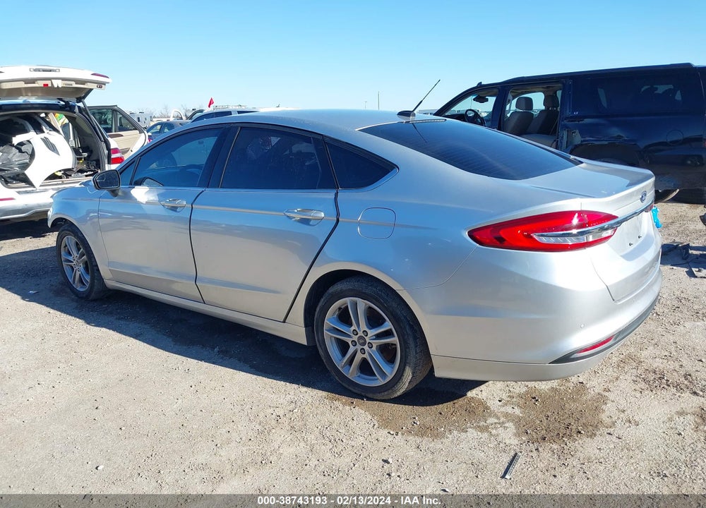 2018 FORD FUSION SE VIN: 3FA6P0HD8JR218000