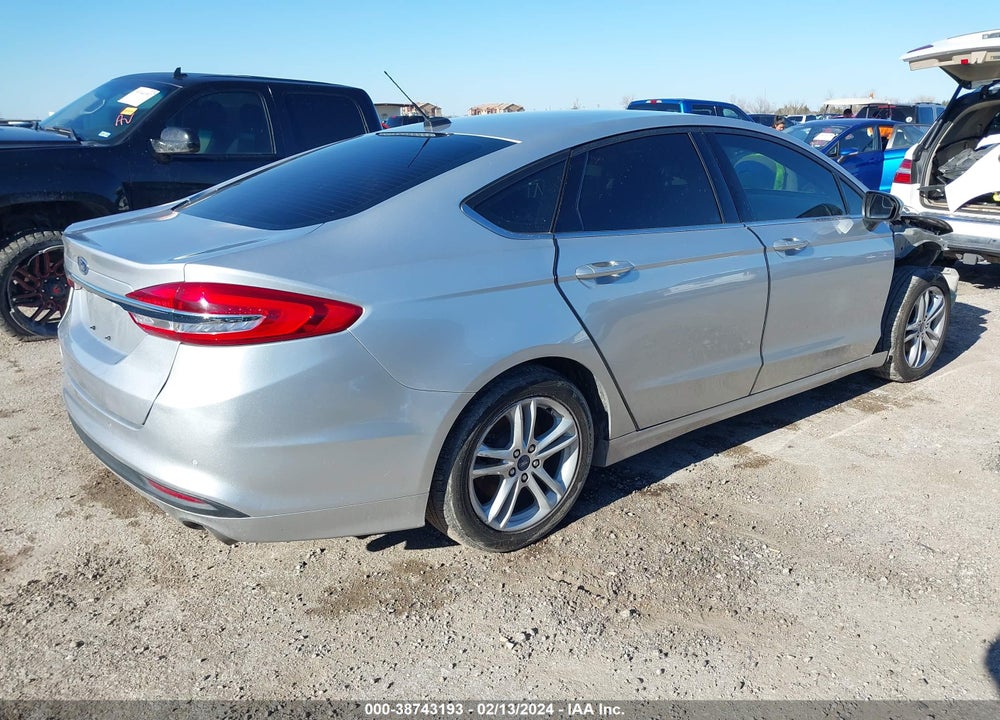 2018 FORD FUSION SE VIN: 3FA6P0HD8JR218000
