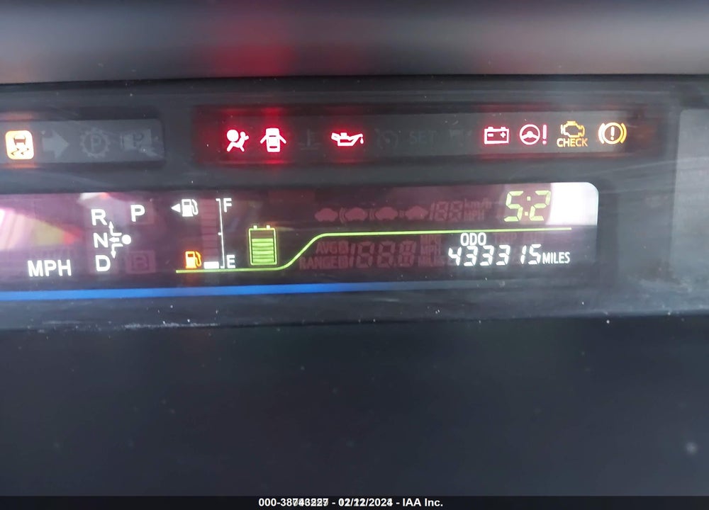 2012 TOYOTA PRIUS V VIN: JTDZN3EU6C3136903