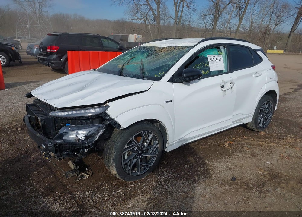 2022 HYUNDAI KONA N LINE VIN: KM8K33A37NU771027