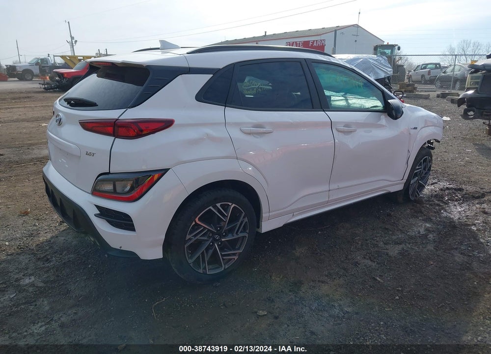2022 HYUNDAI KONA N LINE VIN: KM8K33A37NU771027