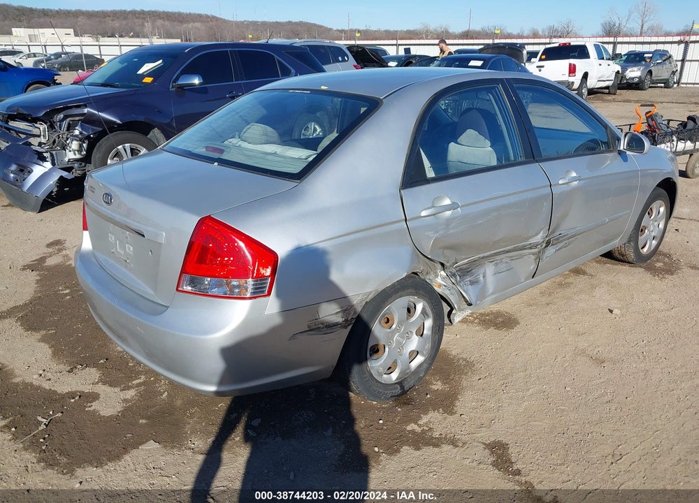 2009 KIA SPECTRA EX VIN: KNAFE221895627281