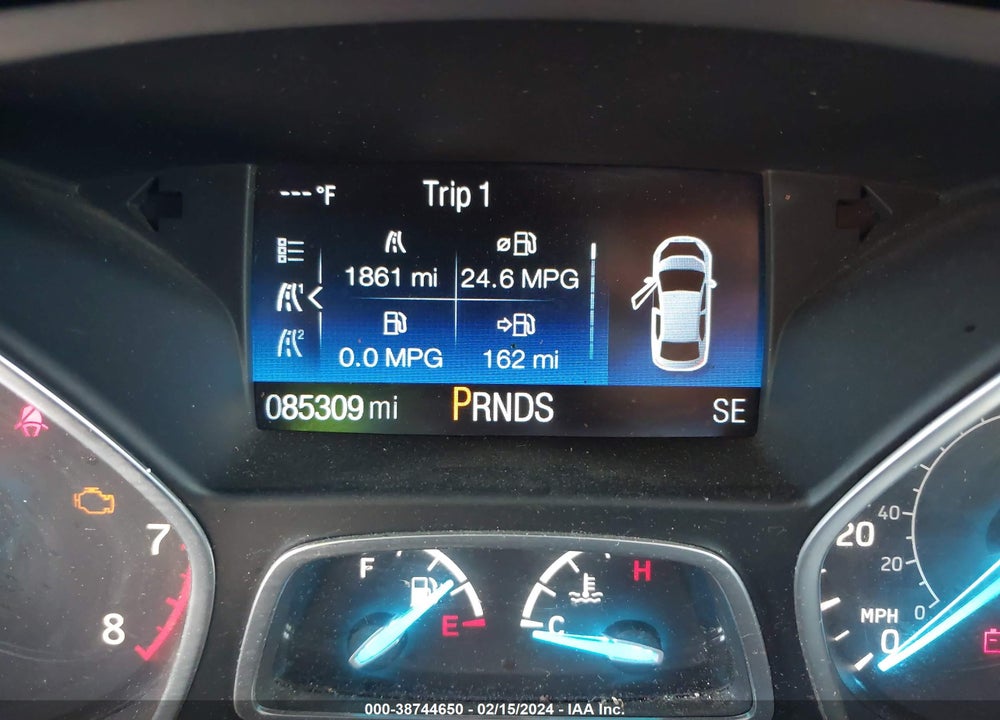 2017 FORD ESCAPE S VIN: 1FMCU0F74HUD77260