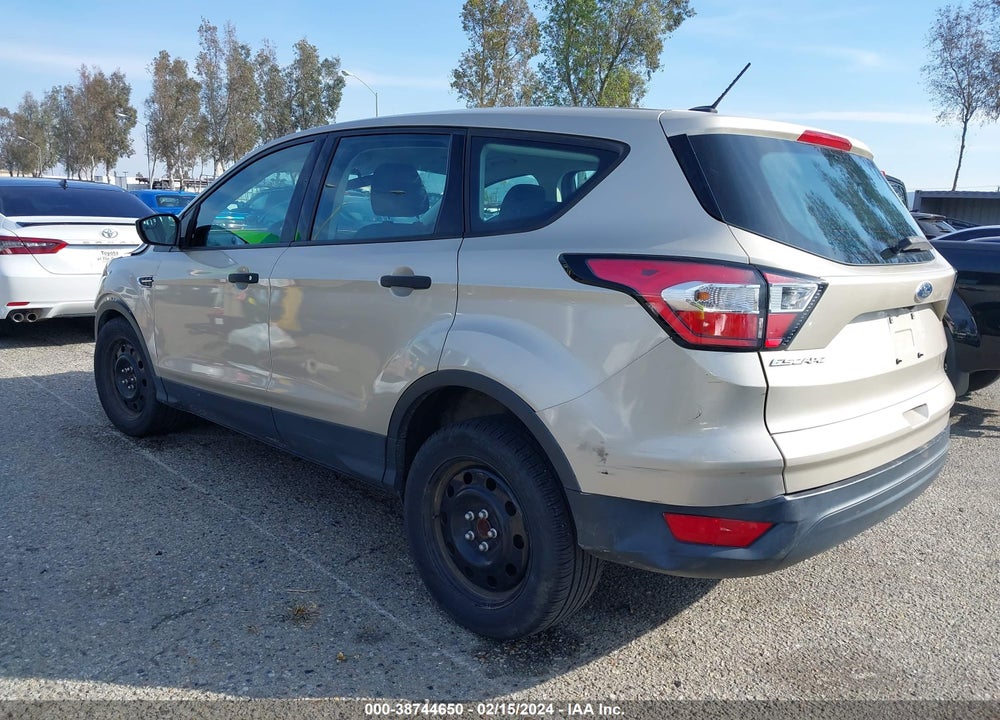 2017 FORD ESCAPE S VIN: 1FMCU0F74HUD77260