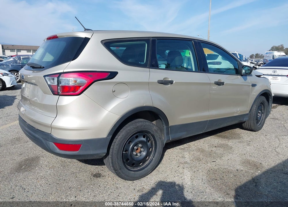 2017 FORD ESCAPE S VIN: 1FMCU0F74HUD77260