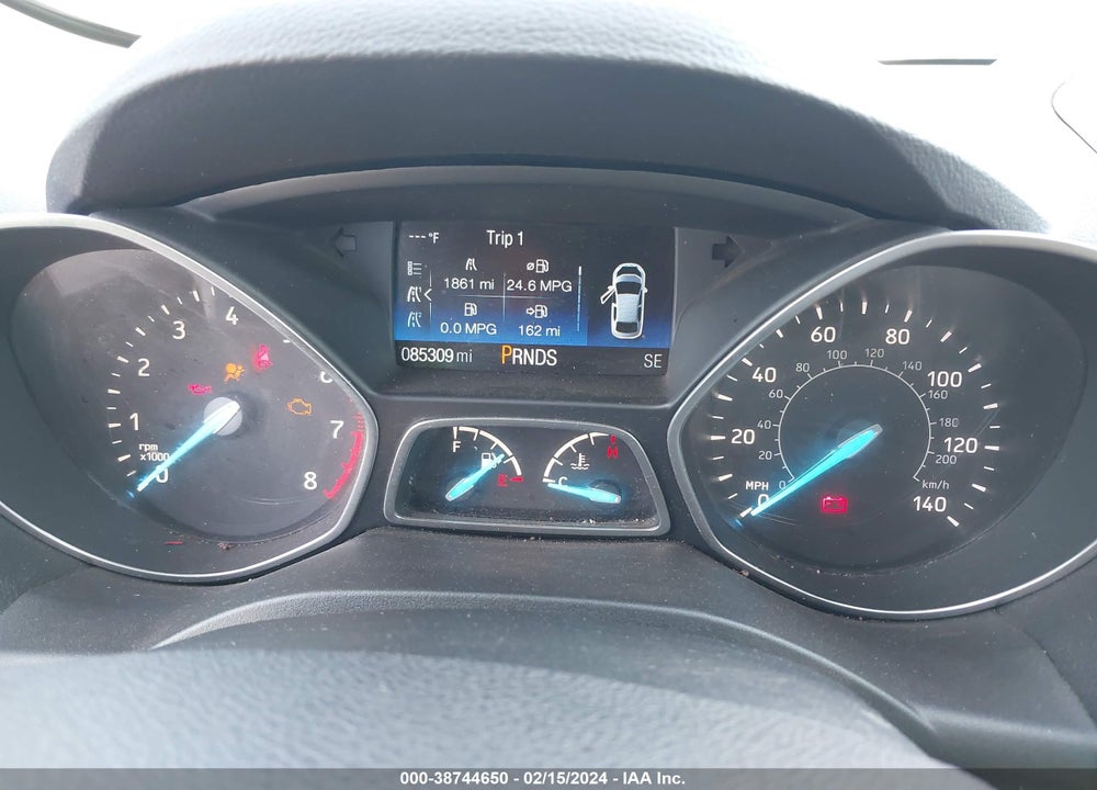 2017 FORD ESCAPE S VIN: 1FMCU0F74HUD77260