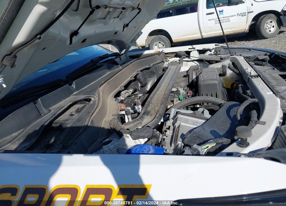 2022 FORD POLICE INTERCEPTOR UTILITY VIN: 1FM5K8AB2NGA27015