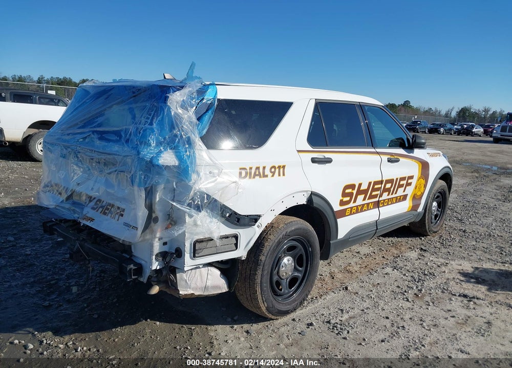 2022 FORD POLICE INTERCEPTOR UTILITY VIN: 1FM5K8AB2NGA27015