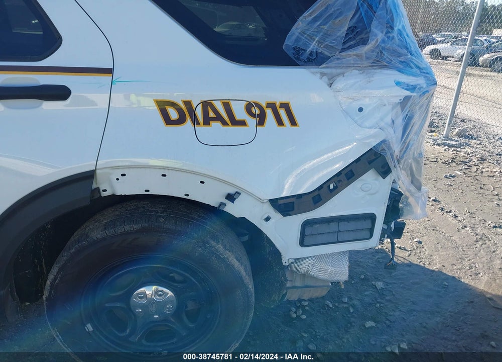 2022 FORD POLICE INTERCEPTOR UTILITY VIN: 1FM5K8AB2NGA27015