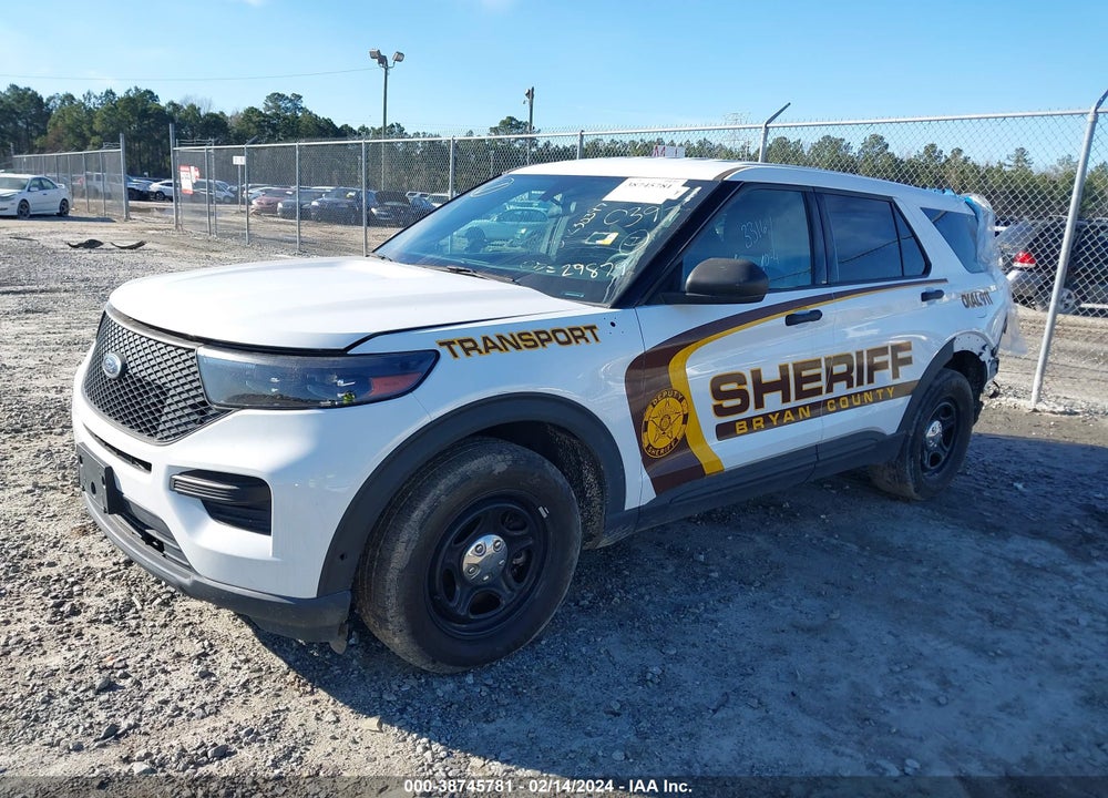 2022 FORD POLICE INTERCEPTOR UTILITY VIN: 1FM5K8AB2NGA27015