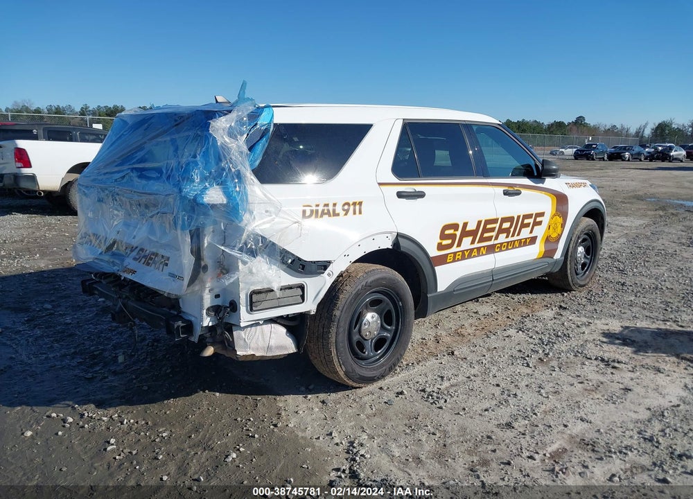 2022 FORD POLICE INTERCEPTOR UTILITY VIN: 1FM5K8AB2NGA27015
