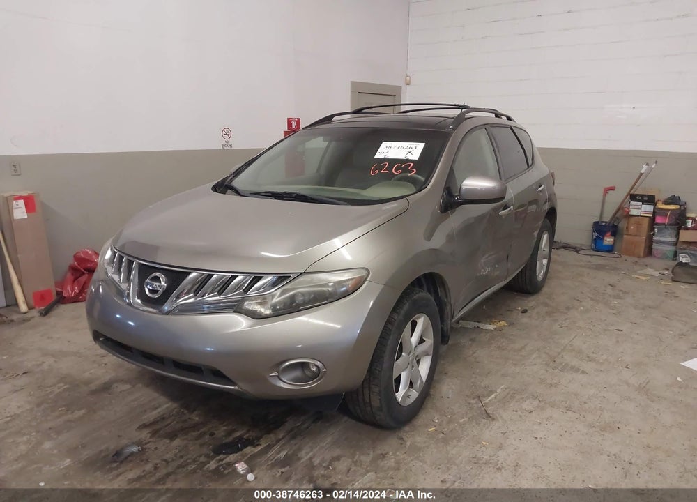 2009 NISSAN MURANO SL VIN: JN8AZ18U49W105890