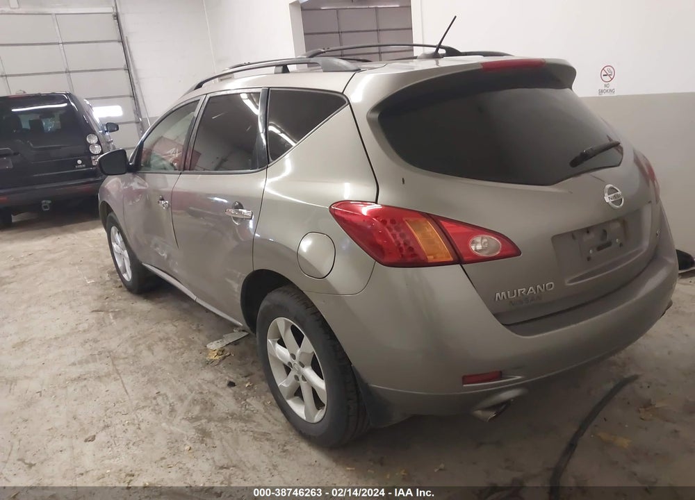 2009 NISSAN MURANO SL VIN: JN8AZ18U49W105890