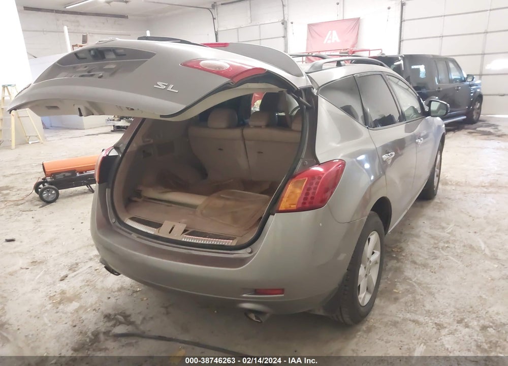 2009 NISSAN MURANO SL VIN: JN8AZ18U49W105890