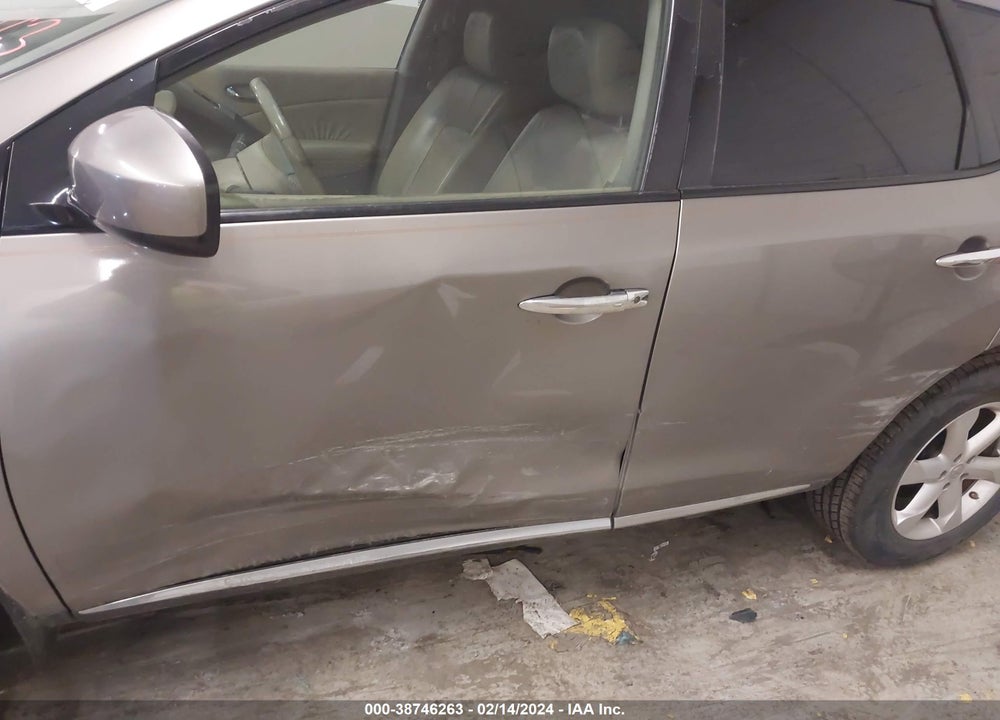 2009 NISSAN MURANO SL VIN: JN8AZ18U49W105890