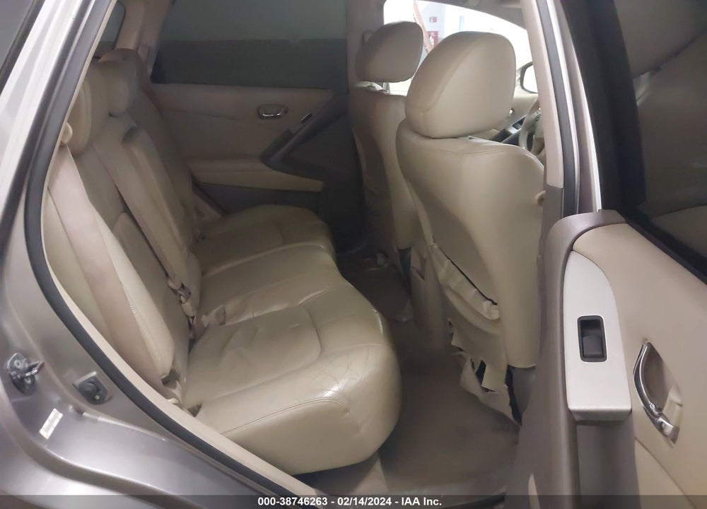 2009 NISSAN MURANO SL VIN: JN8AZ18U49W105890