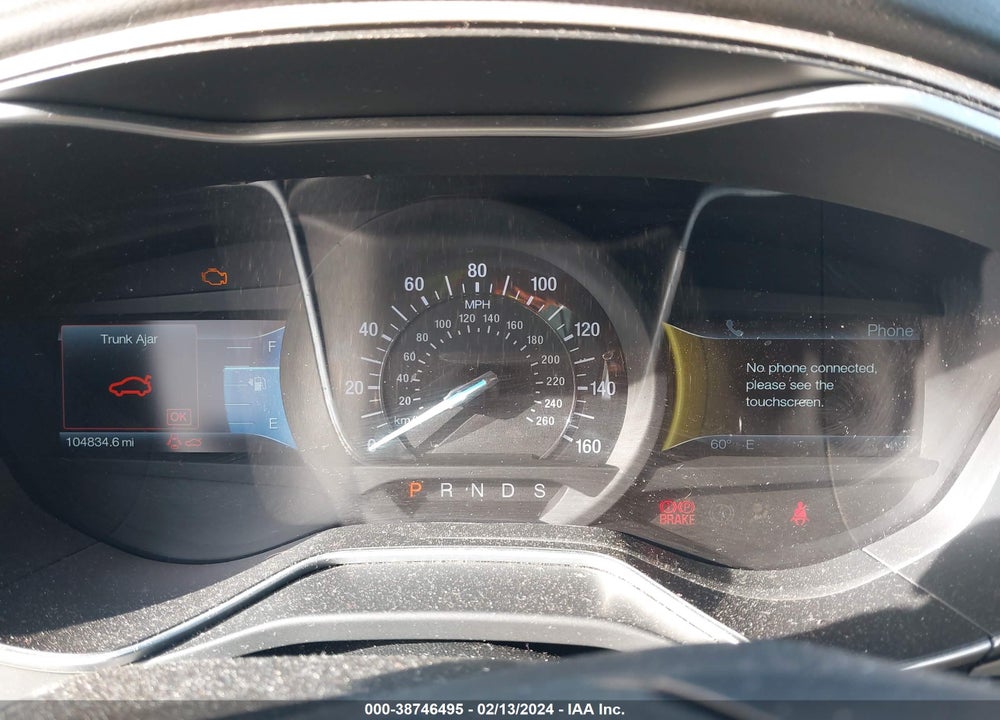 2014 FORD FUSION SE VIN: 3FA6P0H74ER343107