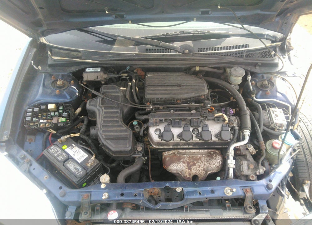 2002 HONDA CIVIC EX VIN: 1HGEM229X2L079083