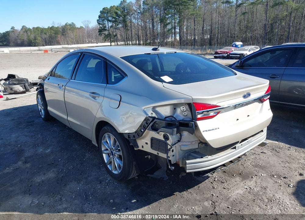 2017 FORD FUSION VIN: 3FA6P0H74HR392831