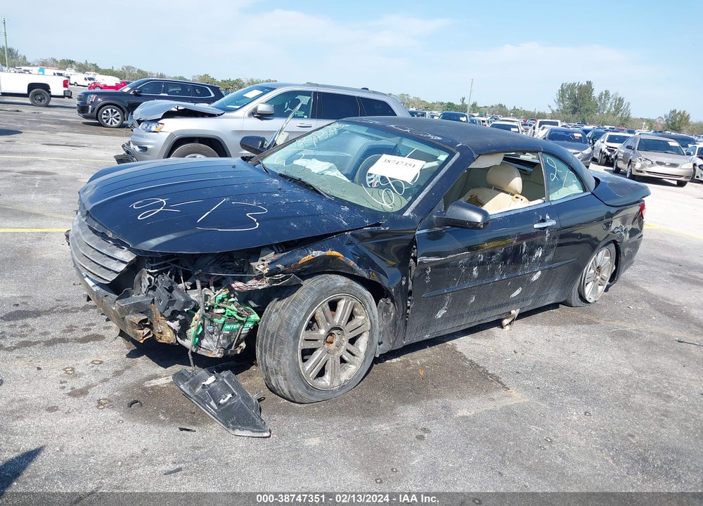 2008 CHRYSLER SEBRING LIMITED VIN: 1C3LC65MX8N186815