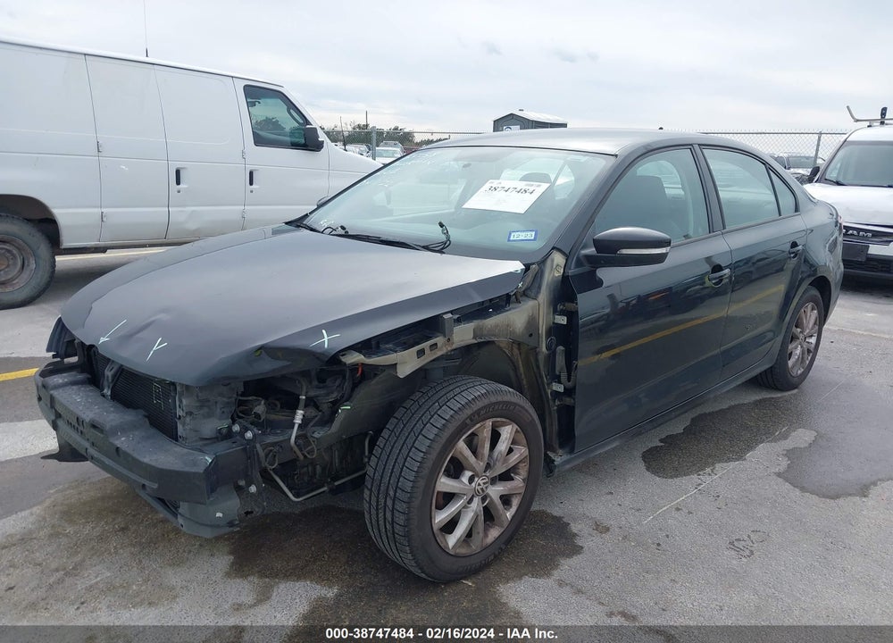 2012 VOLKSWAGEN JETTA 2.5L SE VIN: 3VWDP7AJ1CM320570