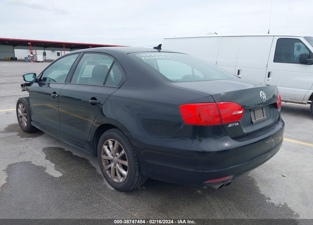 2012 VOLKSWAGEN JETTA 2.5L SE VIN: 3VWDP7AJ1CM320570