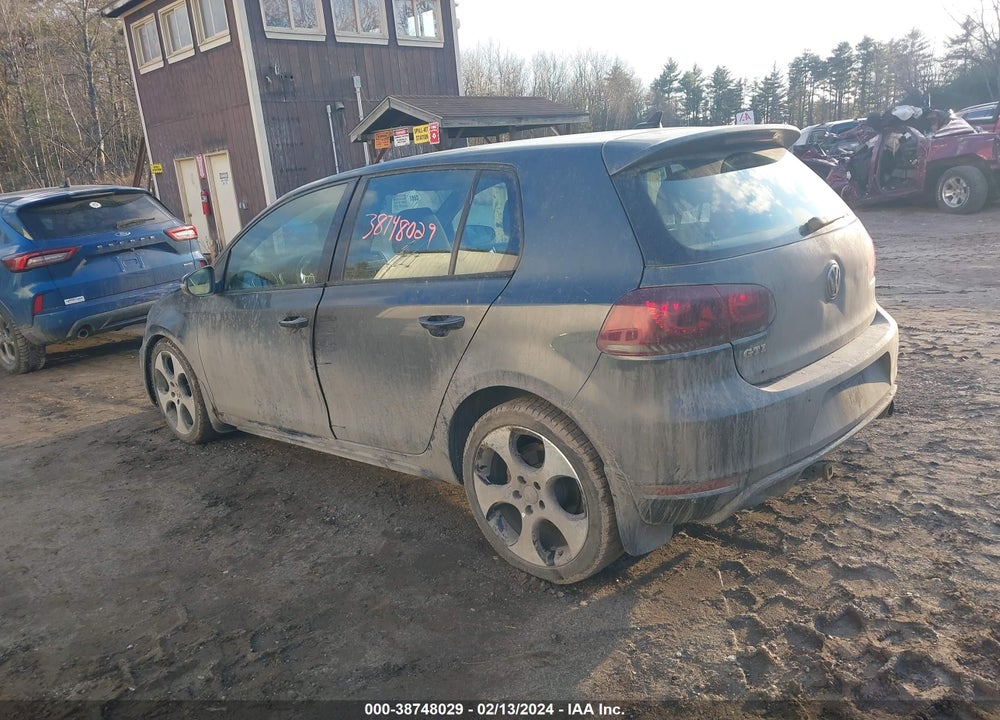 2011 VOLKSWAGEN GTI 4-DOOR VIN: WVWGD7AJ8BW140347