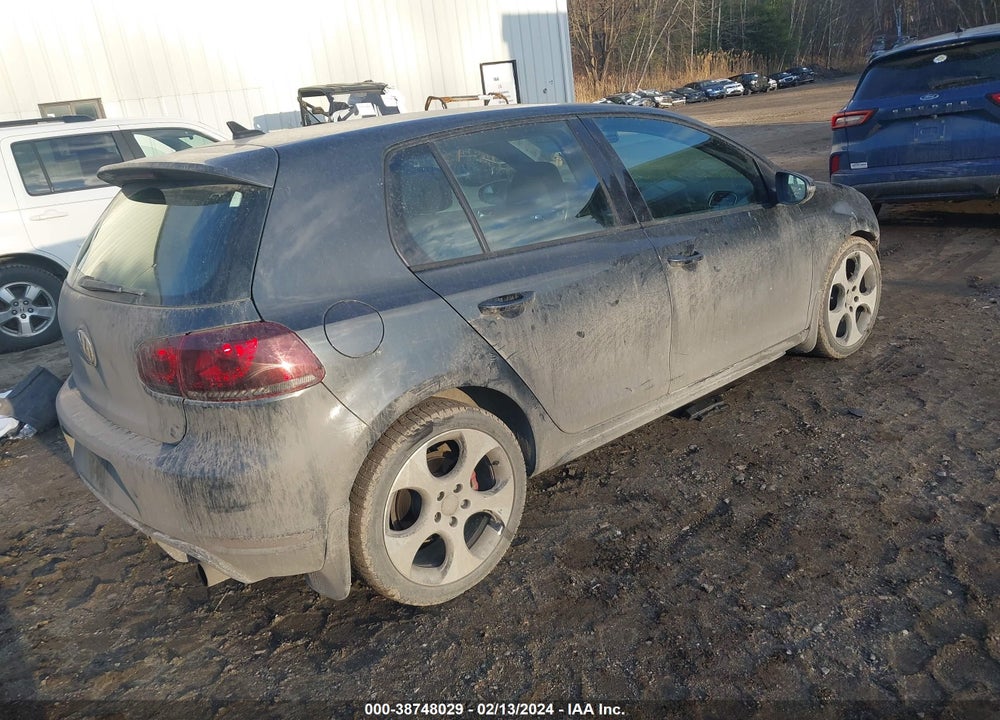 2011 VOLKSWAGEN GTI 4-DOOR VIN: WVWGD7AJ8BW140347