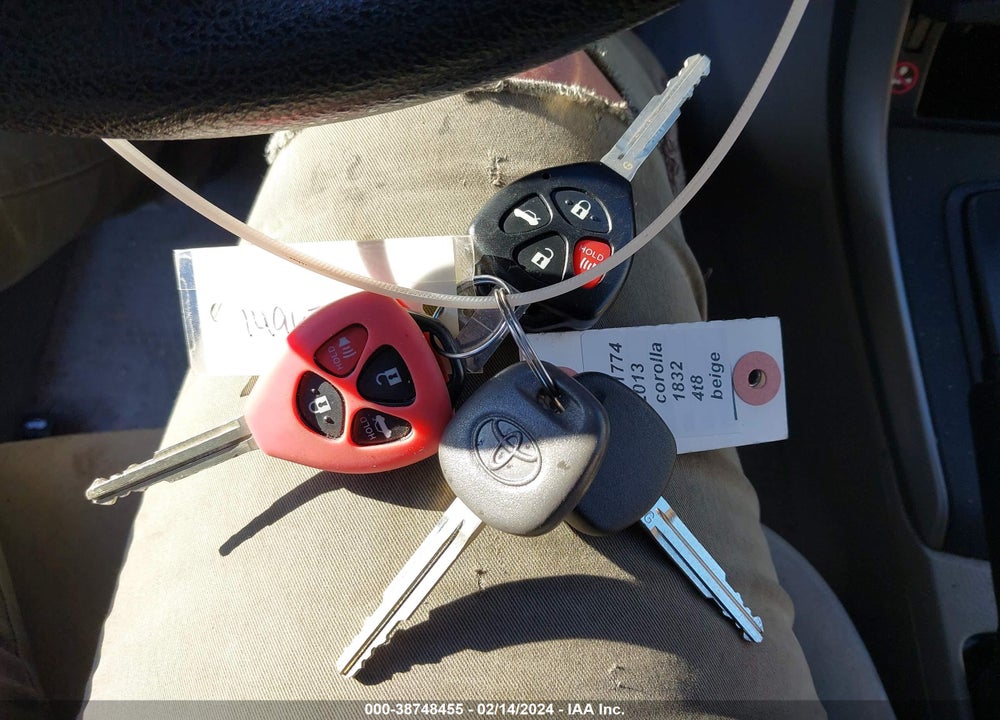 2013 TOYOTA COROLLA L VIN: JTDBU4EE2DJ117796