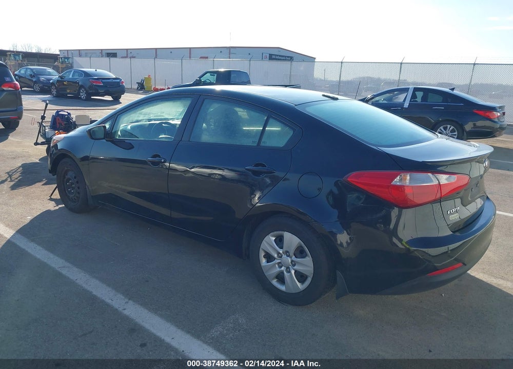 2016 KIA FORTE LX VIN: KNAFK4A62G5521018