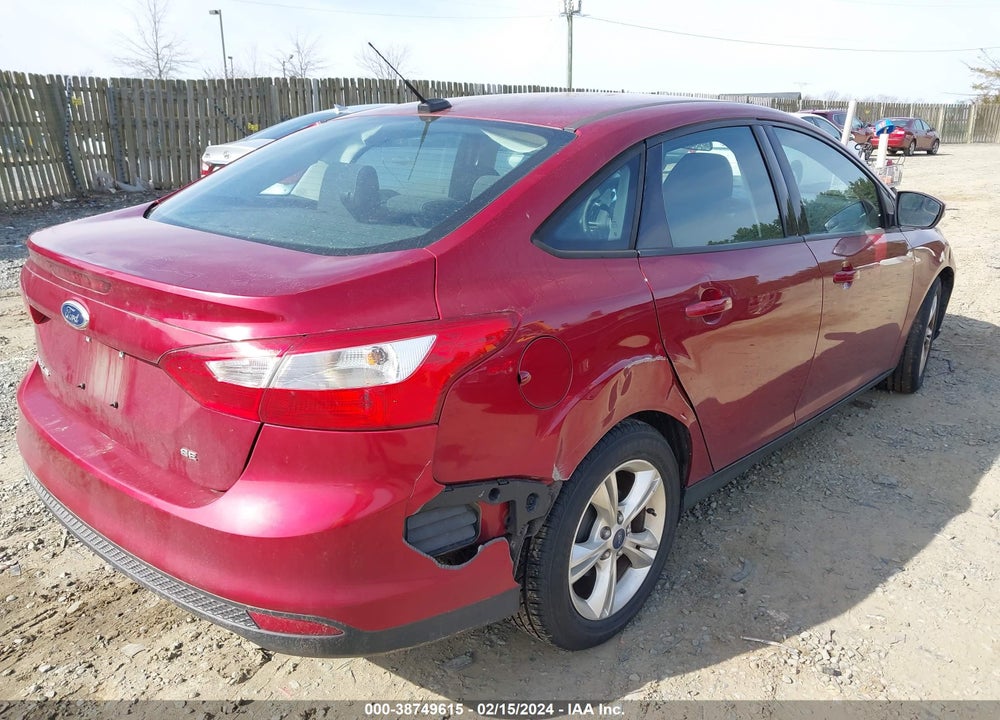 2014 FORD FOCUS SE VIN: 1FADP3F27EL102284