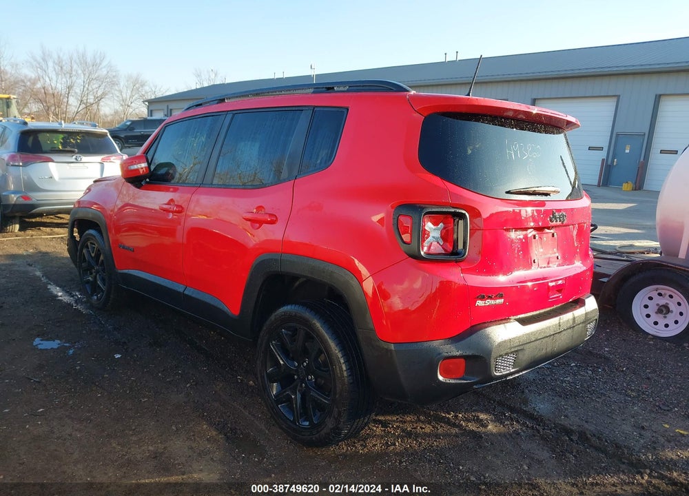 2018 JEEP RENEGADE ALTITUDE 4X4 VIN: ZACCJBBB0JPH93820