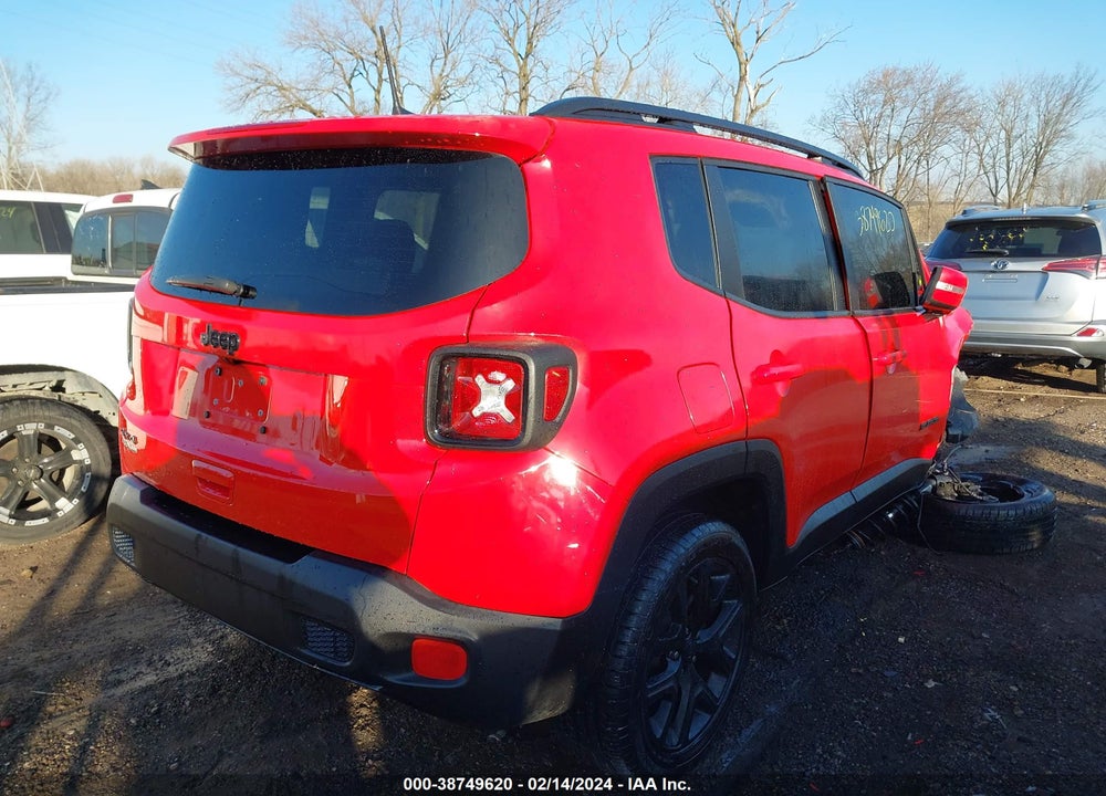 2018 JEEP RENEGADE ALTITUDE 4X4 VIN: ZACCJBBB0JPH93820